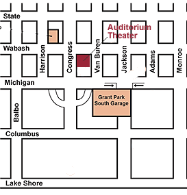 Auditorium Theatre Map