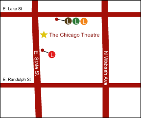 Chicago Theater Map