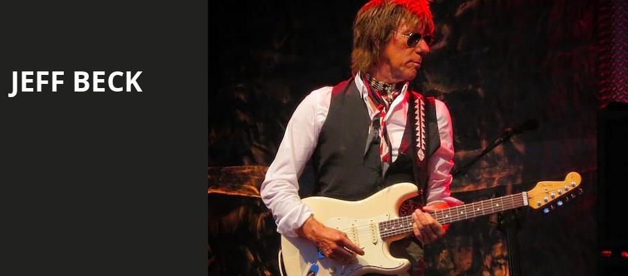 Jeff Beck, The Chicago Theatre, Chicago