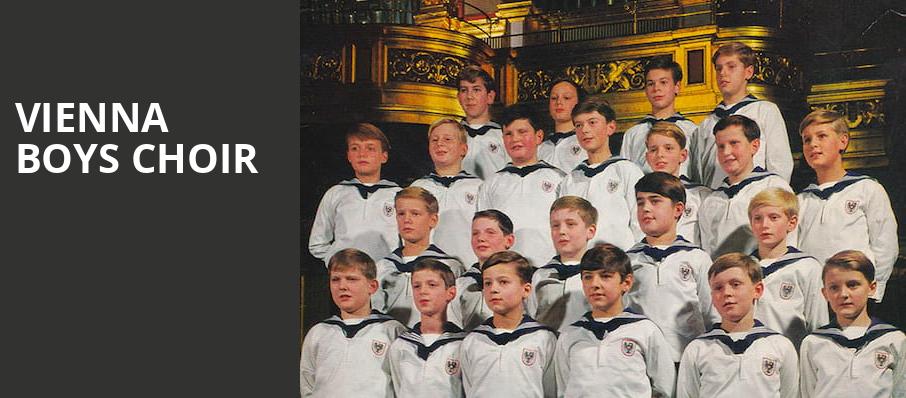 Vienna Boys Choir, Symphony Center Orchestra Hall, Chicago