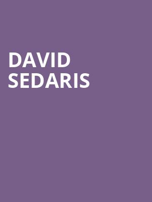 David Sedaris, Raue Center For The Arts, Chicago