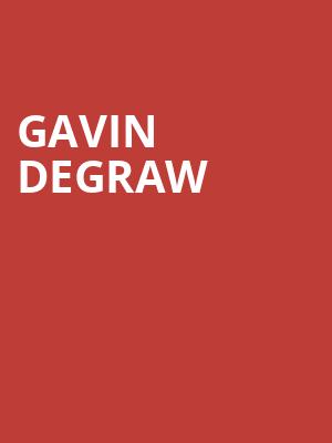 Gavin DeGraw, Genesee Theater, Chicago