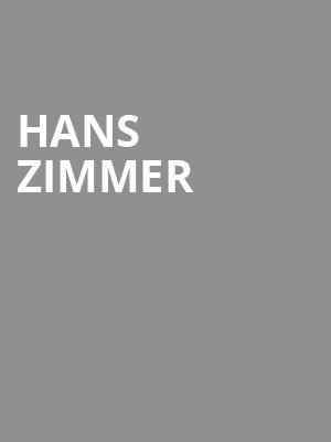 Hans Zimmer, United Center, Chicago