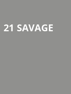 21 Savage, Credit Union 1 Amphitheatre, Chicago