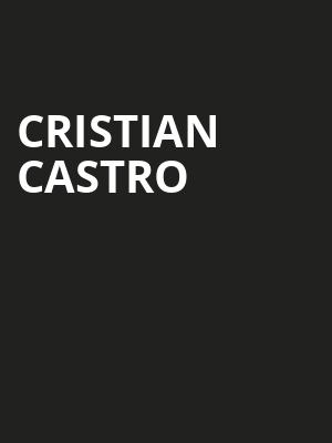 Cristian Castro Poster