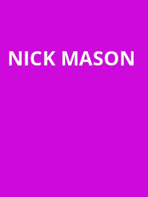 Nick Mason Poster