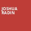 Joshua Radin, City Winery, Chicago