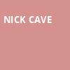 Nick Cave, Auditorium Theatre, Chicago