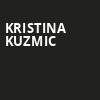 Kristina Kuzmic, City Winery, Chicago