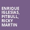 Enrique Iglesias Pitbull Ricky Martin, United Center, Chicago