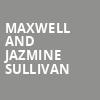 Maxwell and Jazmine Sullivan, United Center, Chicago